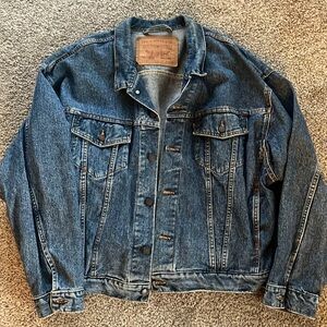 Levi Strauss & Co vintage denim trucker jacket  XL